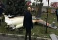 İstanbulda helikopter düştü... Olay yerinden ilk kareler